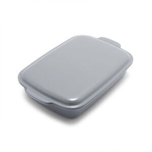 GreenPan Premiere Ovenware Ceramic Nonstick Rectangular Pan 13"x9" with Lid Gray